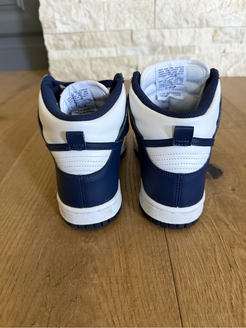 Nike Navy Dunks High-Top Sneaker - Picture 5 of 6
